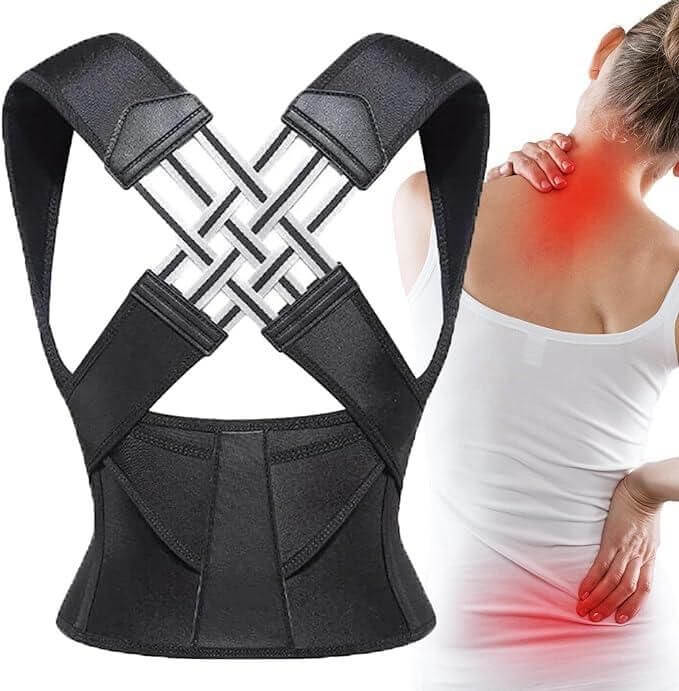 Adjustable Back Posture Corrector Relieve Pain For Women Men