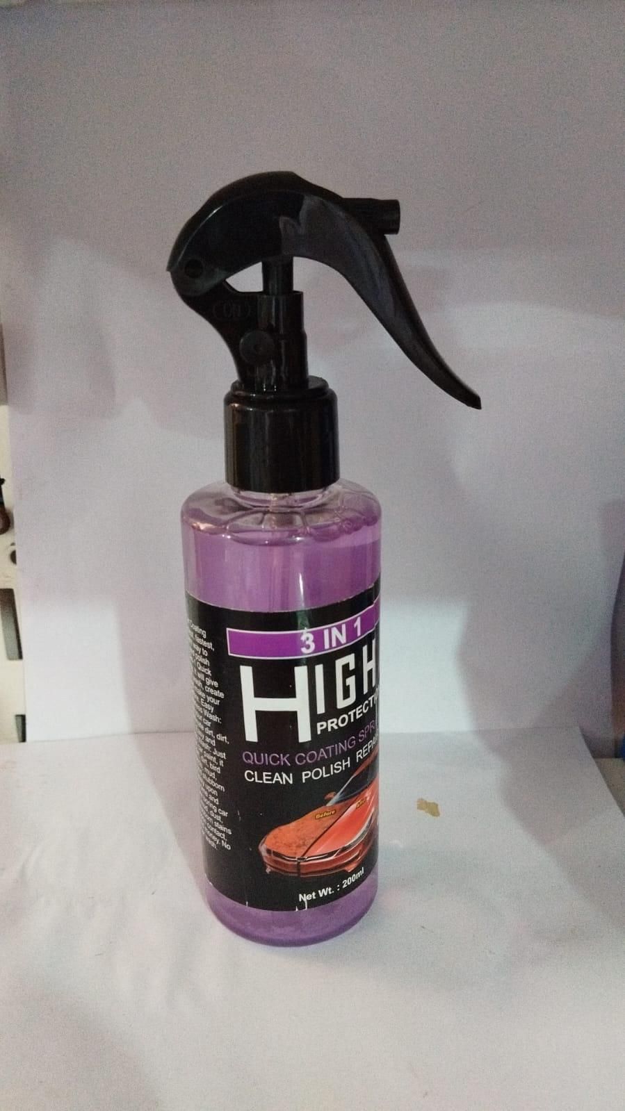 3 in 1 High Protection Car Ceramic Coating Spray (Pack of 2)